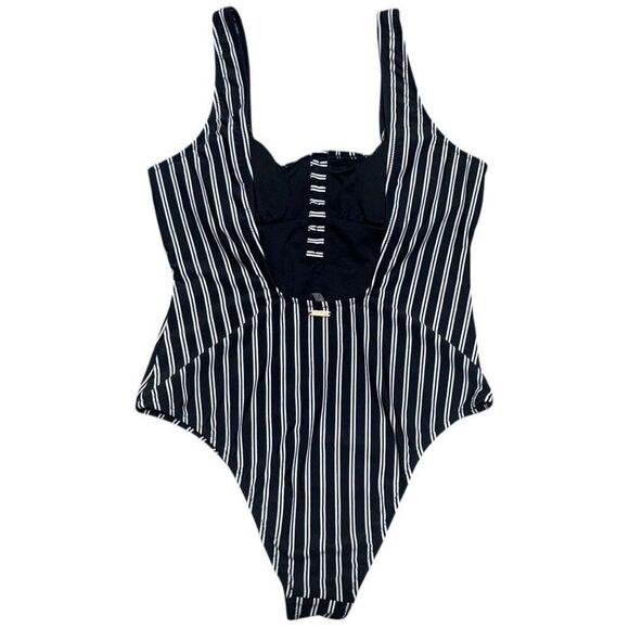 Raisins Del Mar Stripe Coconut Groove One Piece Size Large NWT - Picture 8 of 11